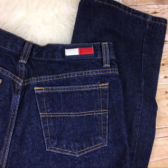 Tommy Hilfiger Dark Wash Wide Leg Tommy Jeans - Picture 4 of 8